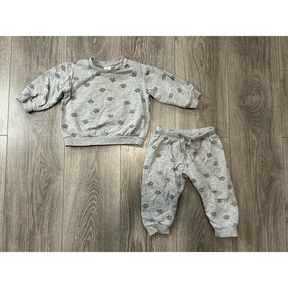H&M Baby Boy’s 2 Piece Set - Sweatshirt/Pants Size 12 Months
